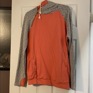 Ampersand double hoodie